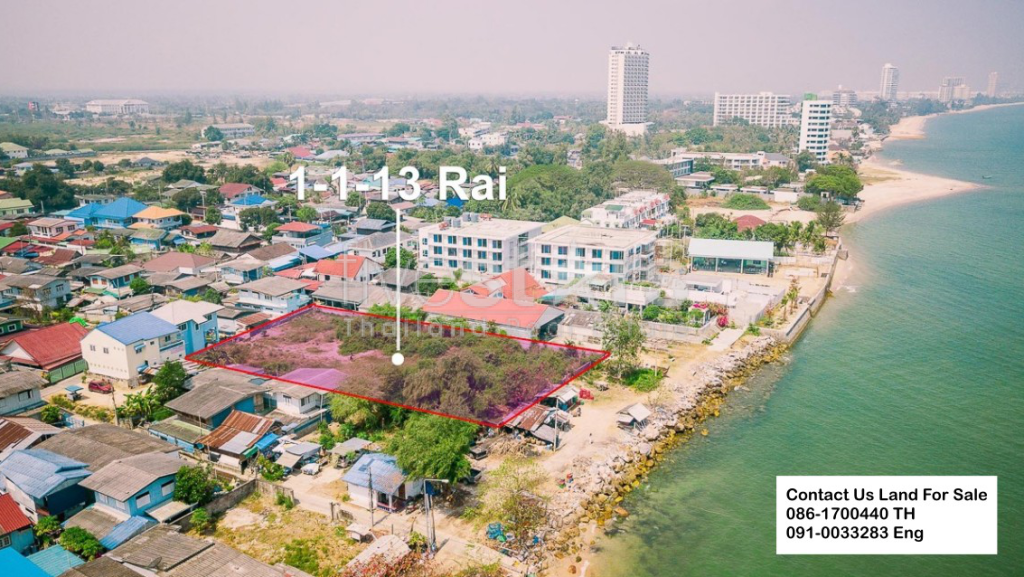 Absolute Beachfront Land Close to the Novotel in Cha Am, photo 3